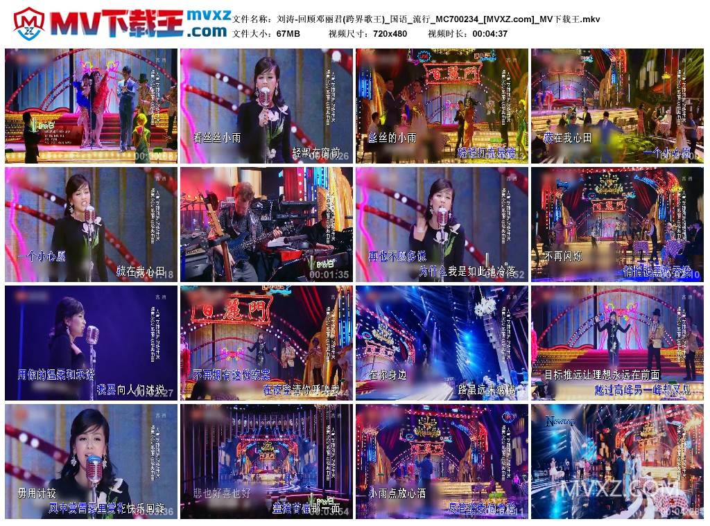 刘涛-回顾邓丽君(跨界歌王)_国语_流行_MC700234